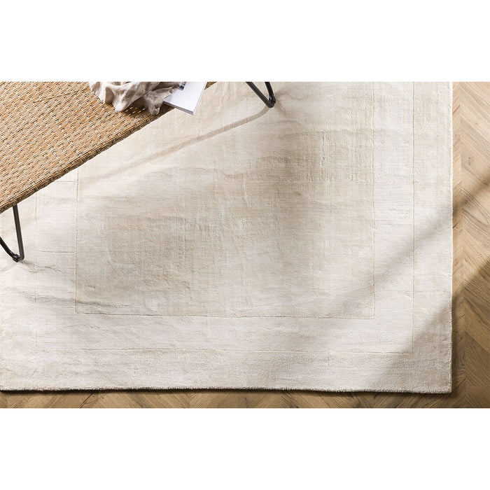 Hioshop Boston vloerkleed 300x202cm wit.