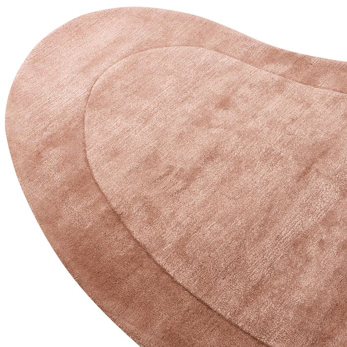 Beliani - MASSO - Vloerkleed - Goudbruin - 160 x 230 - Viscose