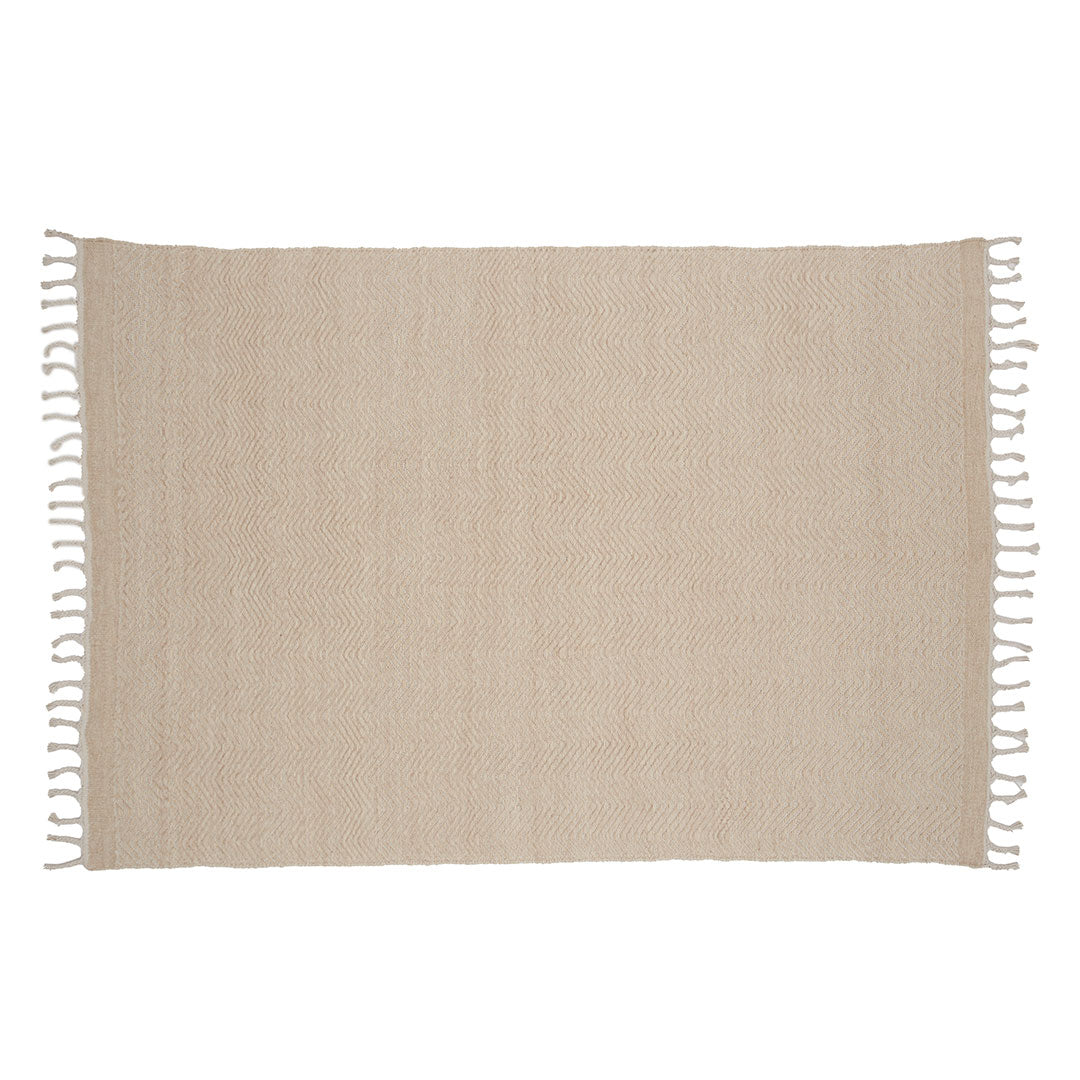 Hioshop Loke vloerkleed 300x203cm beige.
