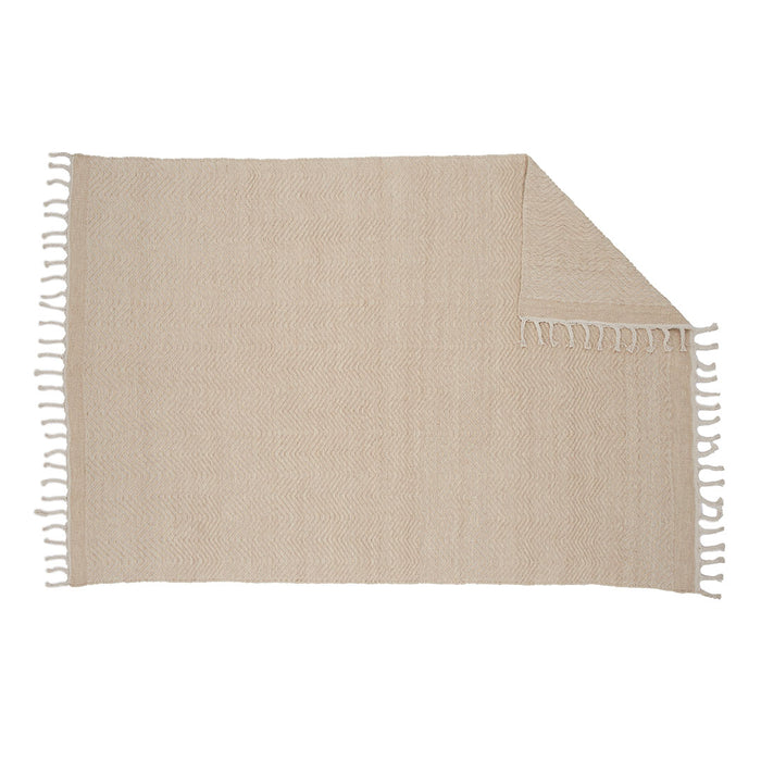 Hioshop Loke vloerkleed 300x203cm beige.