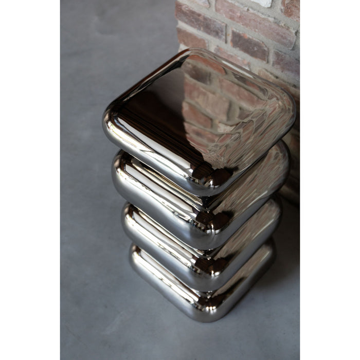 Dutchbone Stubby Bijzettafel Chroom - Zilver