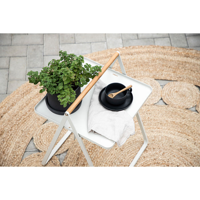Hioshop Elis vloerkleed Ø200cm naturel.
