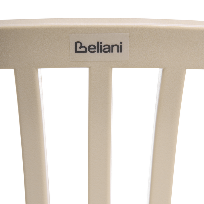 Beliani-KLEVE-Set van 4 eetkamerstoelen-Beige-Synthetisch materiaal