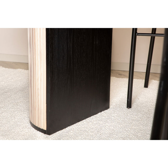 Hioshop Betina vloerkleed 230x160cm wit.