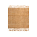 Boho&me Jute vloerkleed vierkant - Chunky naturel - 200x200 cm