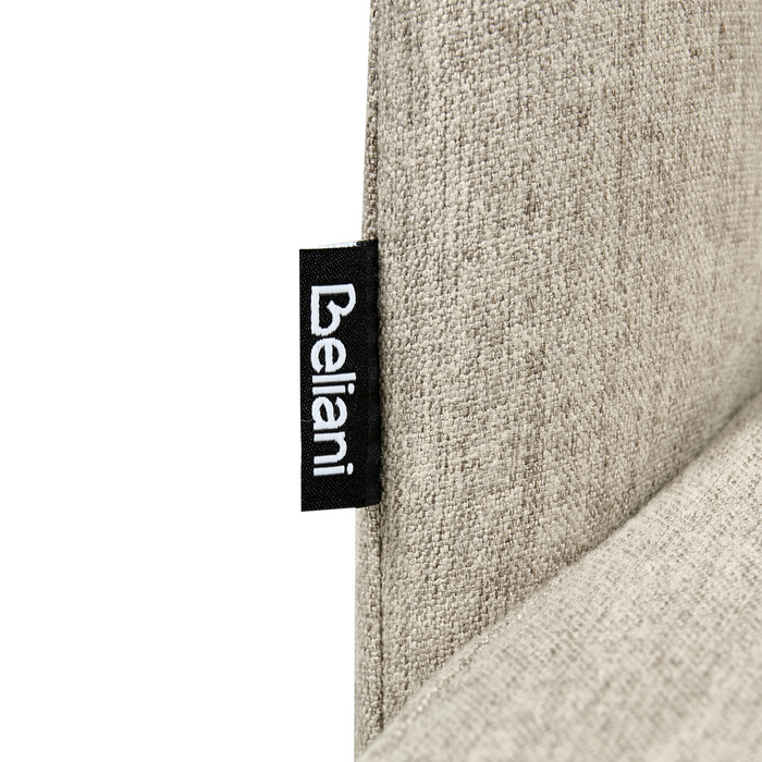 Beliani - PENNY - Eetkamerstoel set van 2 - Zandbeige - Stof