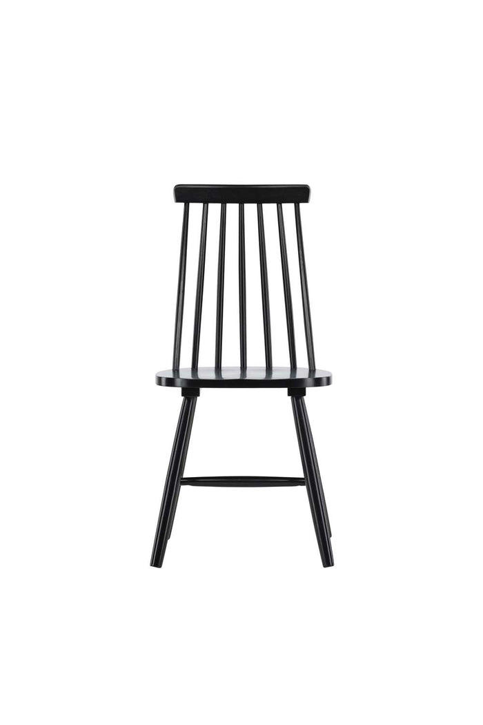 Hioshop Lönneberga eetkamerstoel hout zwart.