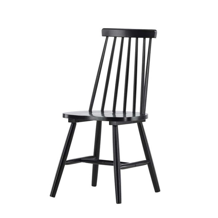 Hioshop Lönneberga eetkamerstoel hout zwart.