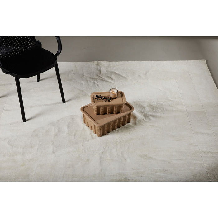 Hioshop Boston vloerkleed 240x242cm wit.