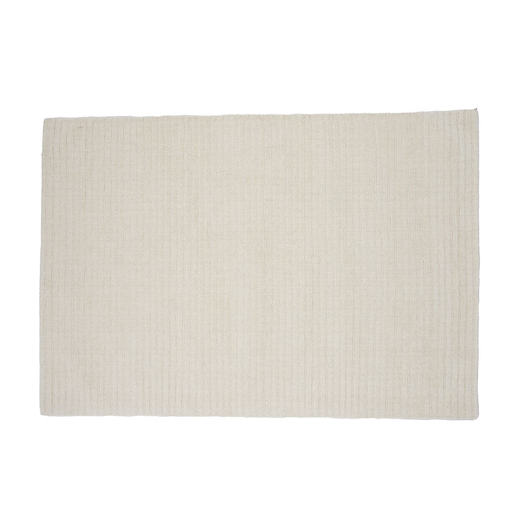 Hioshop Milton vloerkleed 300x202cm wit.