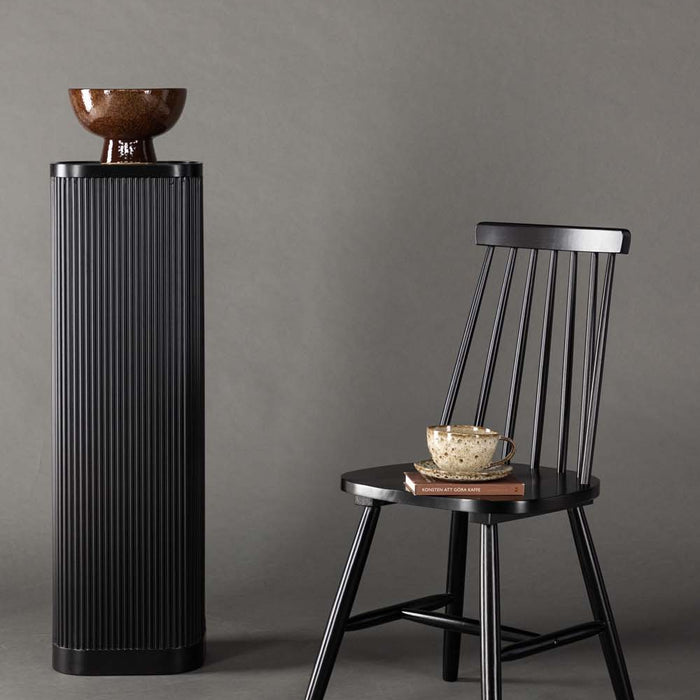 Hioshop Lönneberga eetkamerstoel hout zwart.