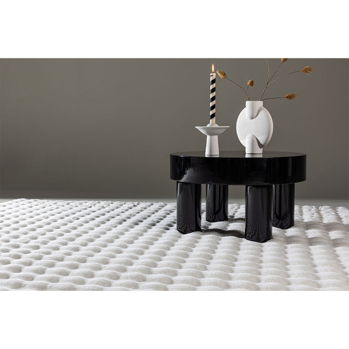 Hioshop Novis vloerkleed 160x230 cm wit.