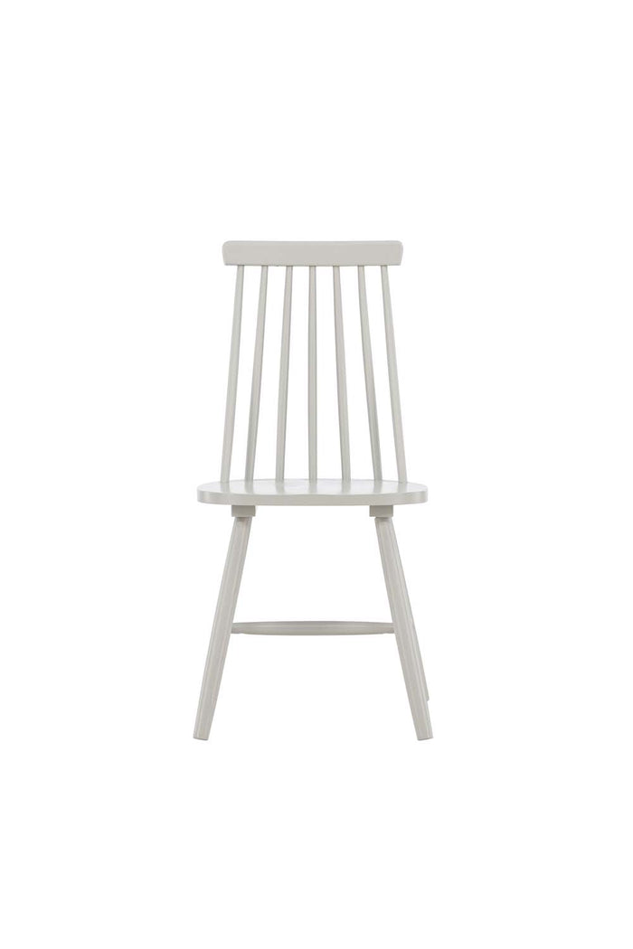 Hioshop Lönneberga eetkamerstoel hout lichtgrijs.