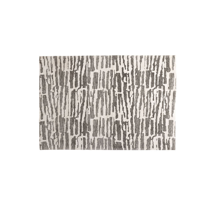 Hioshop Milos vloerkleed 290x200cm grijs.