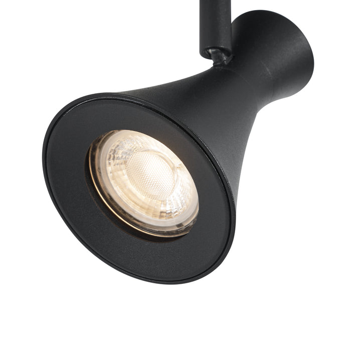 QAZQA Moderne spot zwart draai- en kantelbaar - Triangle