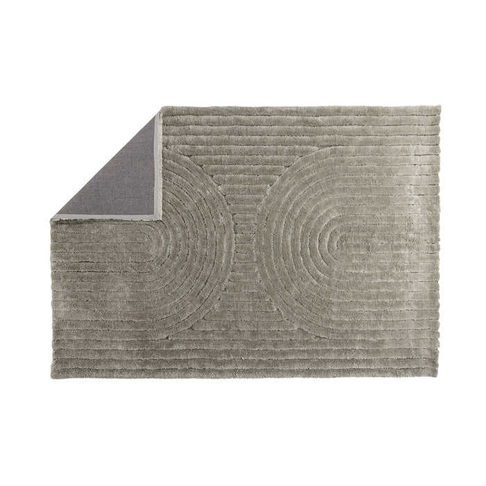 Hioshop Niklas vloerkleed 290x200cm grijs.