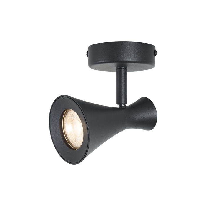 QAZQA Moderne spot zwart draai- en kantelbaar - Triangle