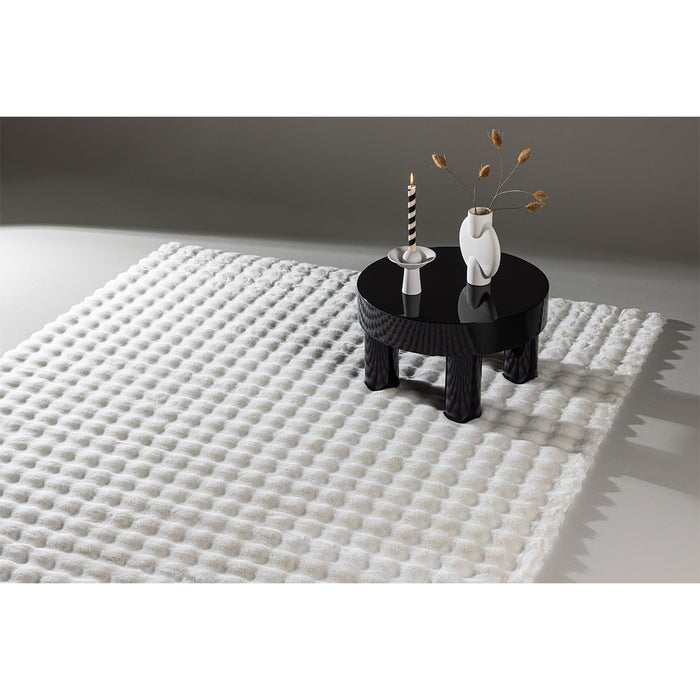 Hioshop Novis vloerkleed 200x290 cm wit.