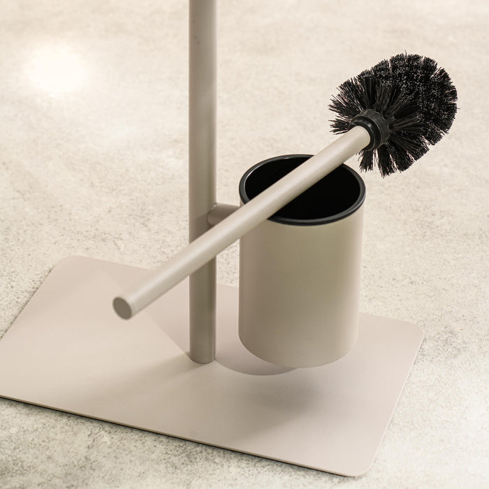Sealskin Brix Toiletbutler met Planchet - Greige