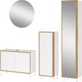Germania Topeka Wit | Eiken Badmeubel Set Drie