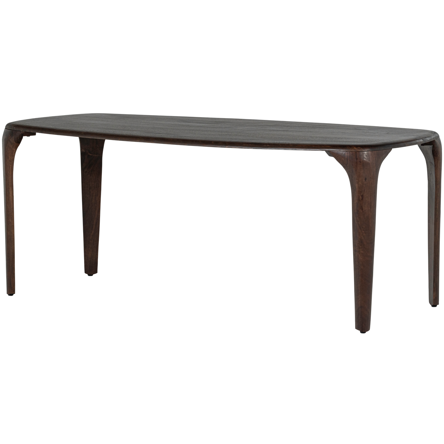 WOOOD Fiore Eettafel - Mango Hout - Walnoot - 76x190x95