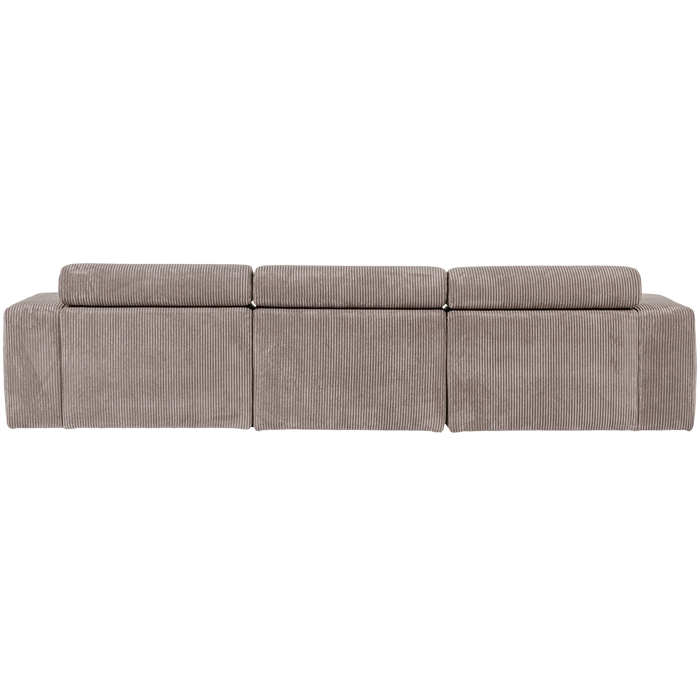WOOOD Novi Chaise Longue Bank Rechts - Ribstof - Zand