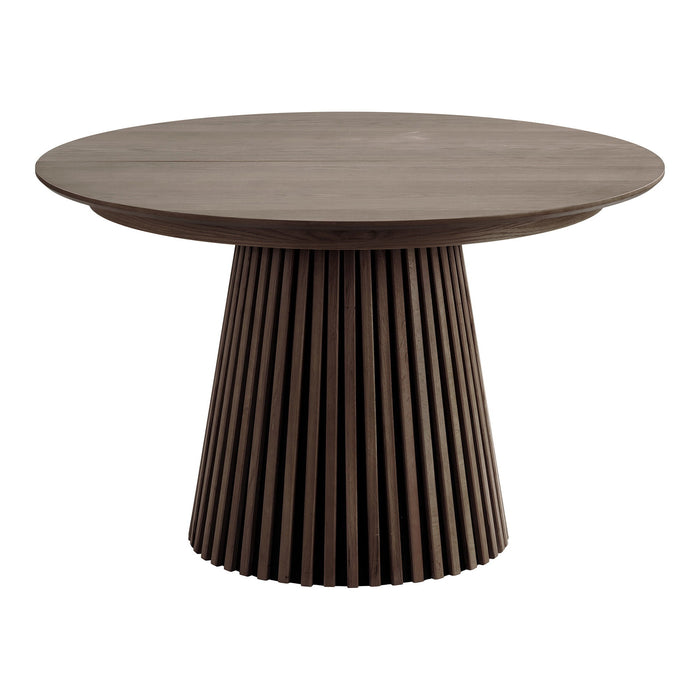 House Nordic Osaka Gerookt Eiken Eettafel Uitschuifbaar Ø120 - 240 cm
