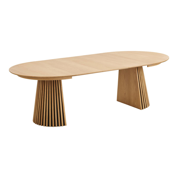 House Nordic Osaka Eiken Eettafel Uitschuifbaar Ø120 - 240 cm
