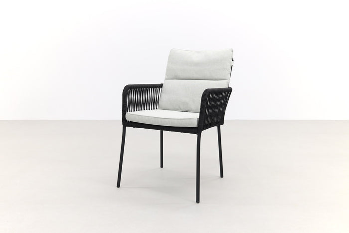 VDG Teresa Black|Rome grey 240 cm. tuinset – 7-delig