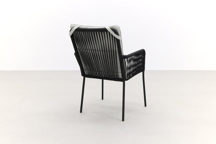 VDG Teresa Black|Rome grey 240 cm. tuinset – 7-delig