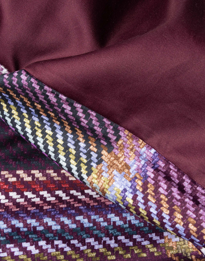 Essenza Meau Dekbedovertrek 240 x 220|220 cm - Mauve Wine