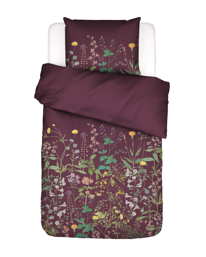 Essenza Augustina Dekbedovertrek 140 x 200|220 cm - Mauve Wine