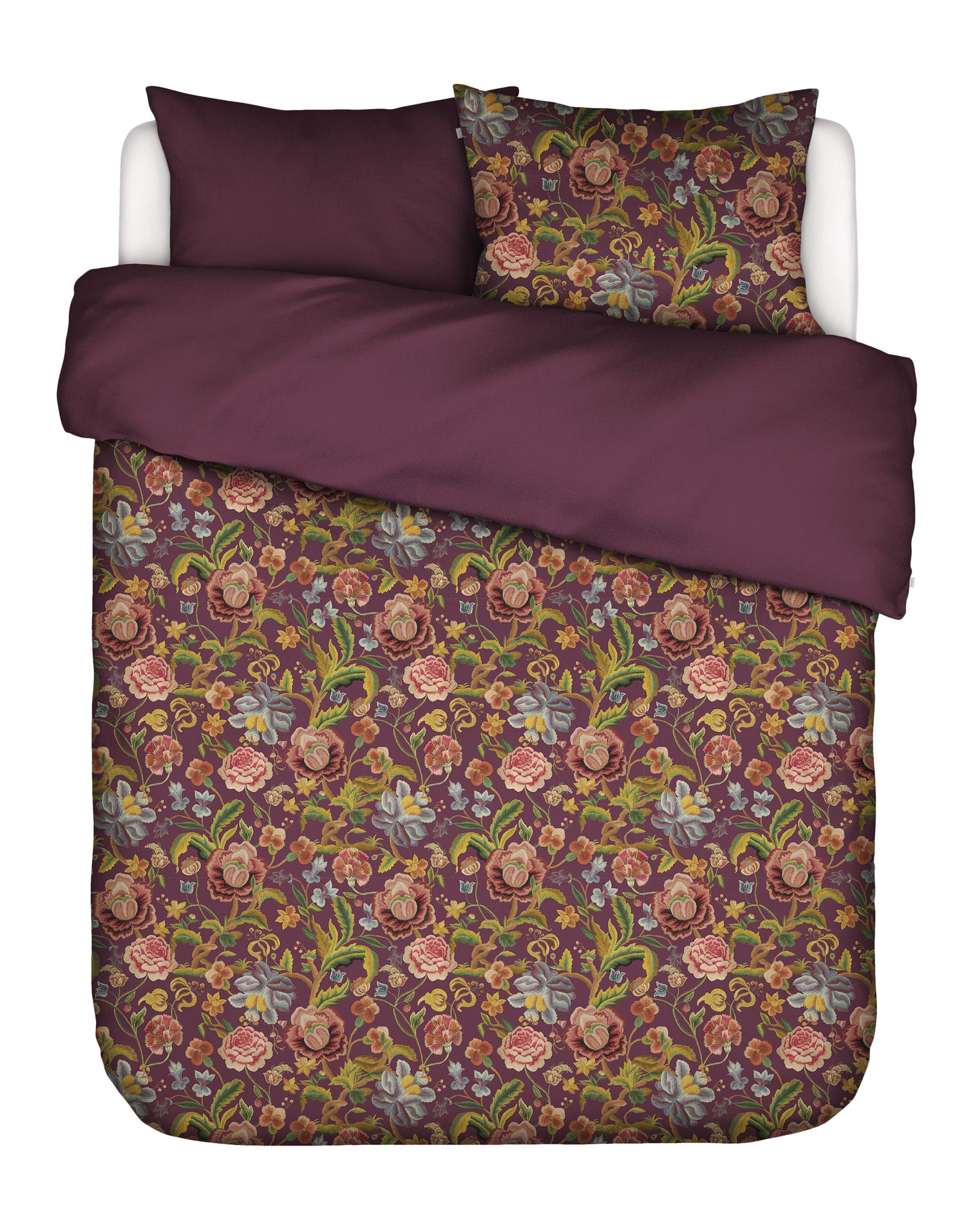 Essenza Rosanella Dekbedovertrek 240 x 220|220 cm - Mauve Wine