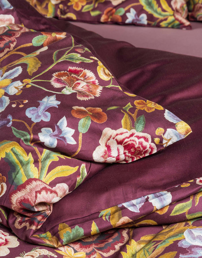 Essenza Rosanella Dekbedovertrek 240 x 220|220 cm - Mauve Wine
