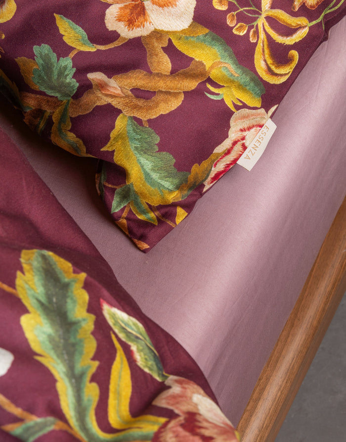 Essenza Rosanella Dekbedovertrek 240 x 220|220 cm - Mauve Wine