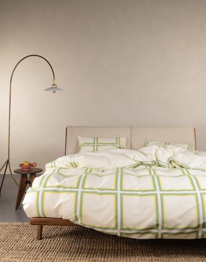 Essenza Luca Dekbedovertrek 140 x 200|220 cm - Basil Green