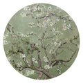 Reinders - Van Gogh - Amandelbloesem - Glasschilderij Ø 70 cm - Groen