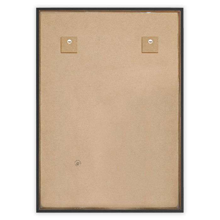 Reinders - Terrace Relief Art Schilderij - 70 x 50 cm - Wit/Walnoot