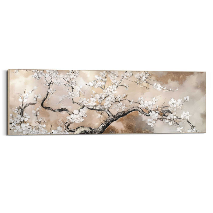 Reinders - Rustic Blossoms - Schilderij 156x52 cm - Beige