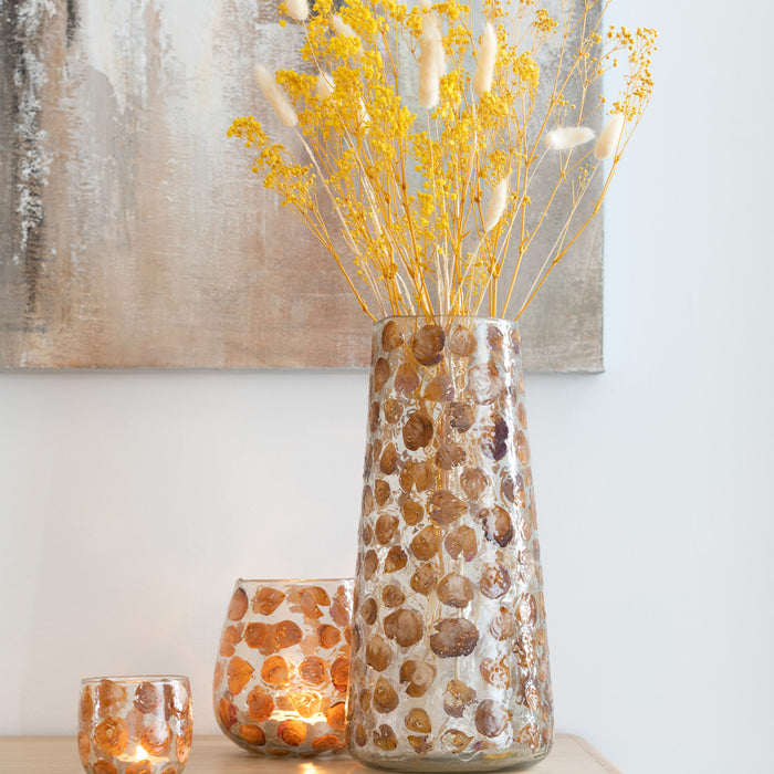 J-Line droogbloemen - Bundel gedroogde Gypsophilia - geel