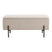 House Nordic - Opbergbank Beige Stof - 95x37x46cm - Watford