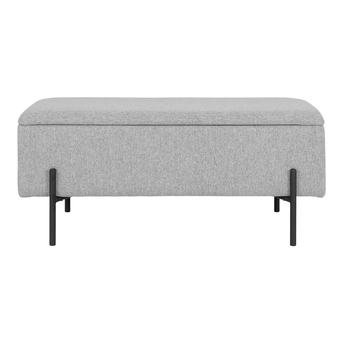 House Nordic - Opbergbank Grijs Stof - 95x37x46cm - Watford
