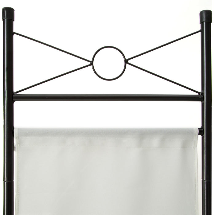 tectake® Kamerscherm 180x160x2,5cm - Wit