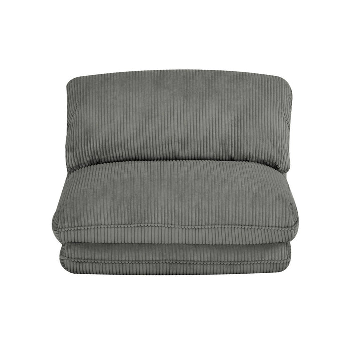 sweeek - Slaapfauteuil omvormbaar ribfluweel dikke rib 1 persoons Cosy
