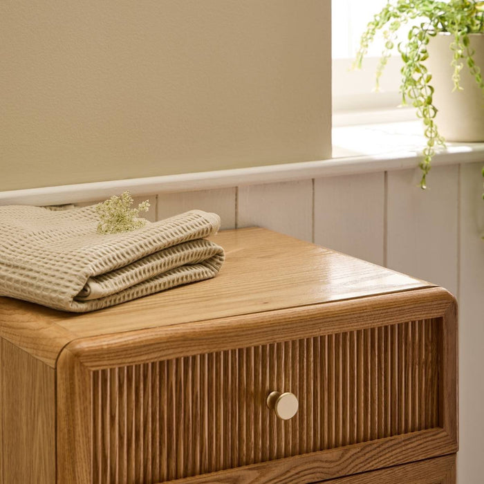 Calicosy - Hoog ladekast 5 laden AVA - H100 cm - Lamellen