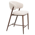 DÉJA Living - DÉJA Barstoel Skive Beige|Walnoot - Set van 2