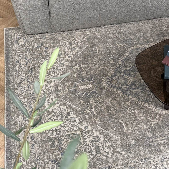 Interieur05 Vintage vloerkleed Ethel Groen|Blauw - 290 x 200 cm