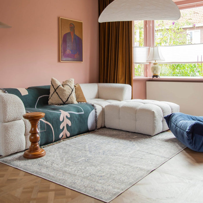 Interieur05 Vintage vloerkleed Ethel Groen|Blauw - 290 x 200 cm