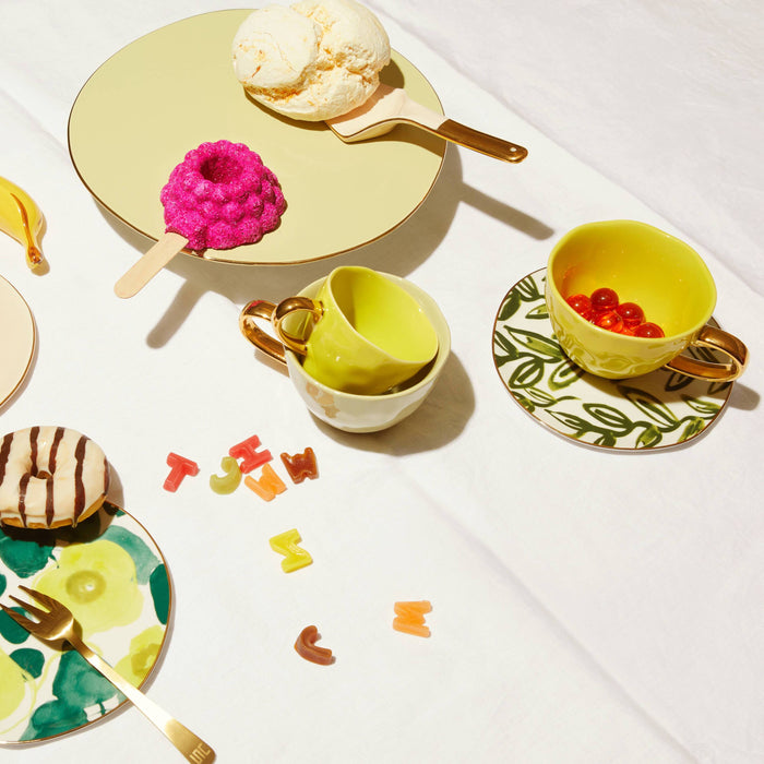 Urban Nature Culture Good Morning Gebaksbord - Leaves Evergreen Sprig - 4 st.