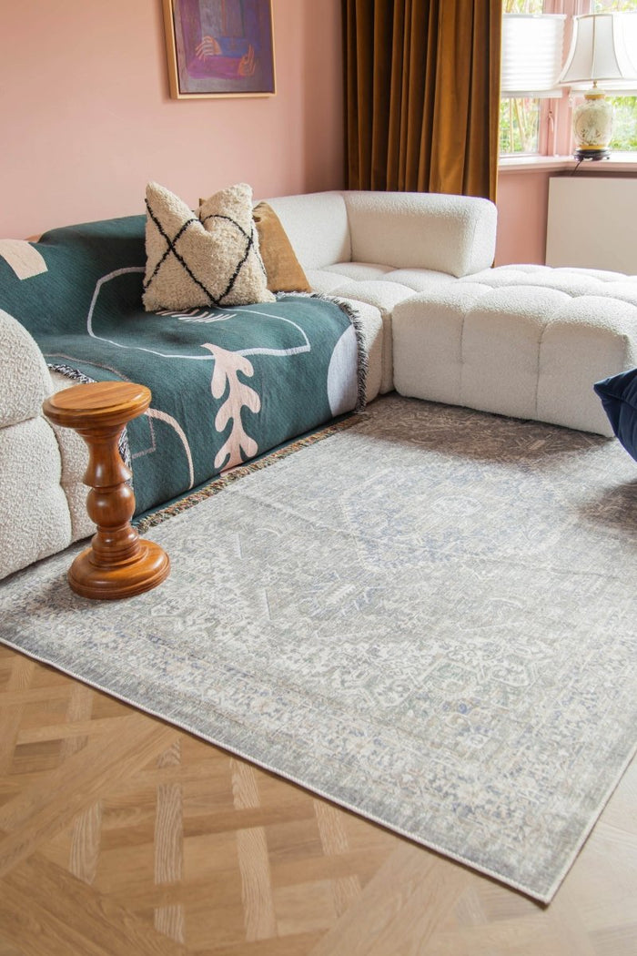 Interieur05 Vintage vloerkleed Ethel Groen|Blauw - 230 x 160 cm